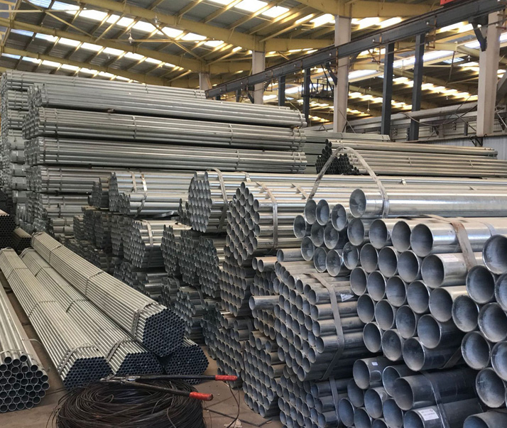 崇明q235b热镀锌带钢管